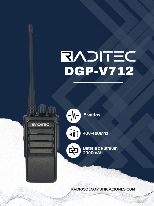 Radio de Comunicación - Raditec -DGP-V712